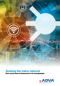 Evolving the metro network application brochure cover